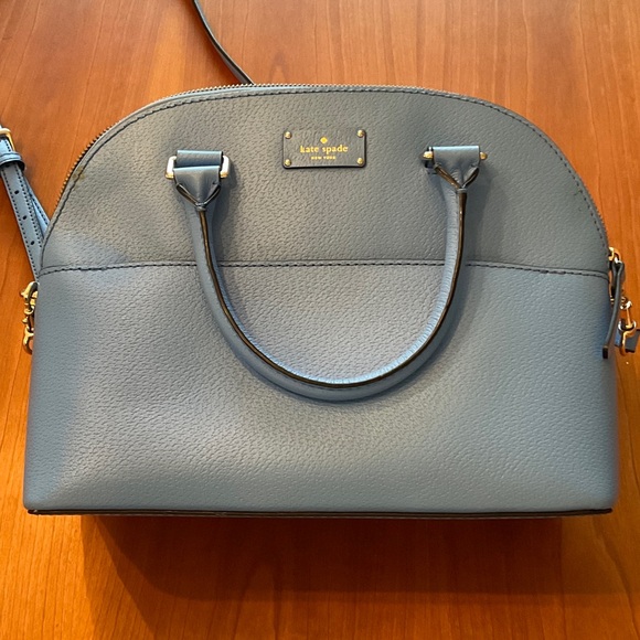 kate spade Handbags - Kate Spade Sky Blue Satchel